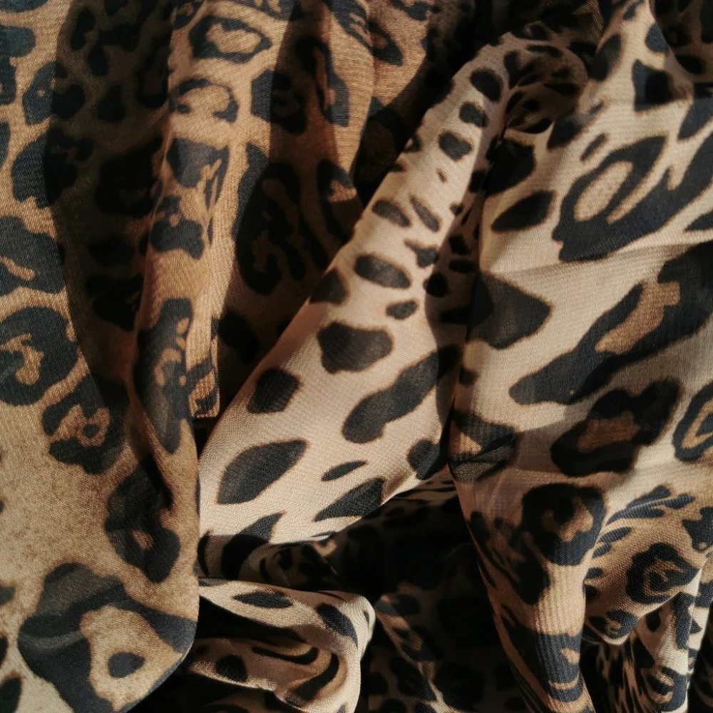 LEOPARD PRINT MAXI DRESS - Picture 3 of 5